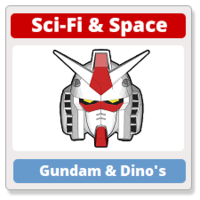 Sci-Fi Space Gundam Dino's