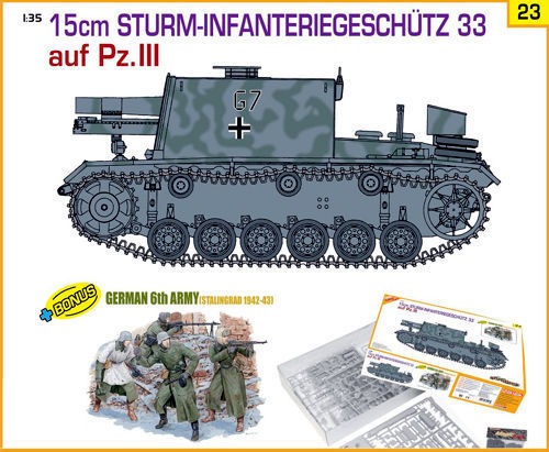 15cm Sturm-Infanteriegeschutz 33 Ausf. Pz III + 6th Army