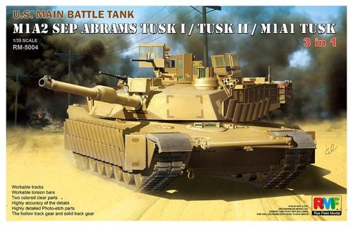 M1A2 SEP Abrams Tusk I/Tusk II/M1A1   1/35