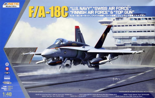 F/A-18C US Navy,Swiss AirForce,Finnish A AirForce & Topgun 1/48
