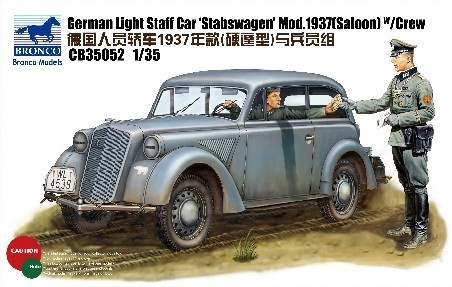 German staff car 1937 (hard peng type) + Figures  1/35