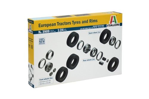EUROPEAN TRACTORS TYRES and RIMS   1/24