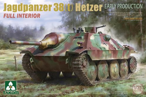 Jagdpanzer 38(t) Hetzer EARLY w/ Full Interior 1/35