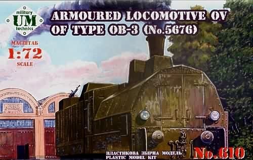 Armored locomotive OV of type OB-3 1/72