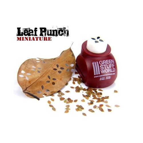Miniature Leaf Punch Red (4 types)