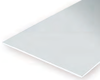 Gladde plaat wit 1.0 mm dik152 x 292 mm (2 stuks)