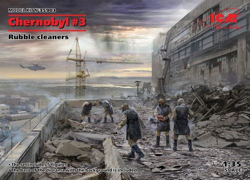 Chernobyl3. Rubble cleaners  1/35