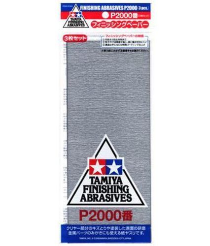 Tamiya Finishing Abrasives P2000 polijst-papier
