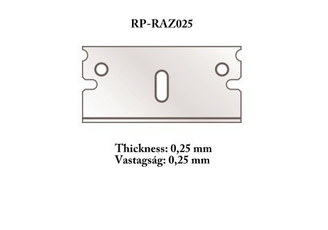 Razor Blades voor Mitre Cutter 0.25 mm (5stuks)