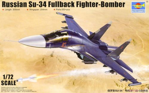 Su-34 Fullback Fighter-Bomber  1/72