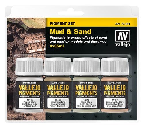 Mud and Sand Pigment Set