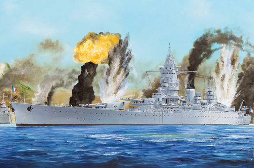 French Navy Dunkerque Battleship 1/350