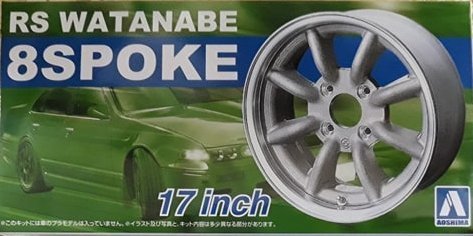RS Watanabe 8spoke 17inch Wheels set 1/24