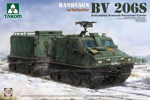 Bandvagn Bv 206S Articulated APC/Interior 1/35