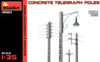 Concrete Telegraph-poles  1/35
