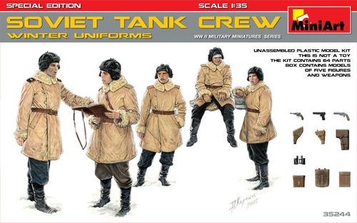 Soviet Tank Crew (Winter) 1/35