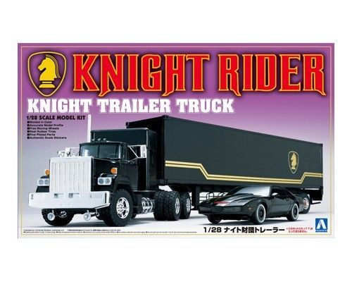 Knight Rider Trailer Truck 1/28