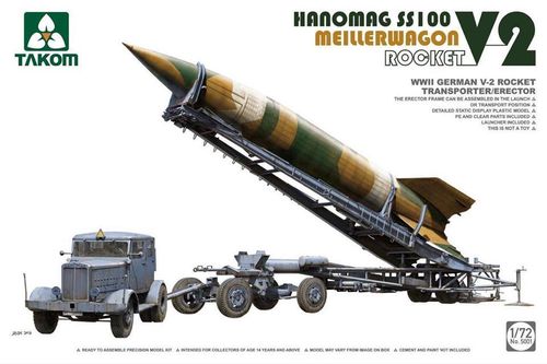 Hanomag SS 100 + Meillerwagen + V-2 Rocket  1/72