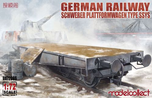 Schwerer Plattformwagen Type ssys (2 kits !) 1/72
