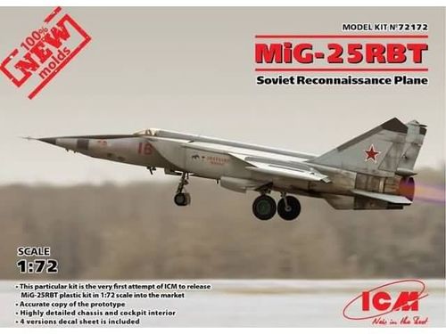 MiG-25 RBT,Soviet Reconnaissance Plane 1/72