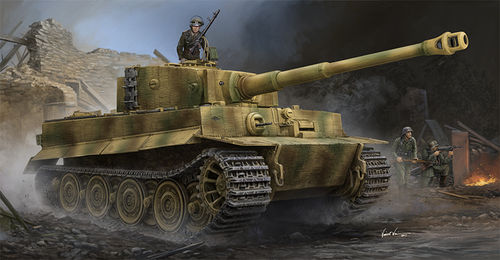 Pz.Kpfw.VI Ausf.E Sd.Kfz.181 TigerI(Late + Zimmerit) 1/35
