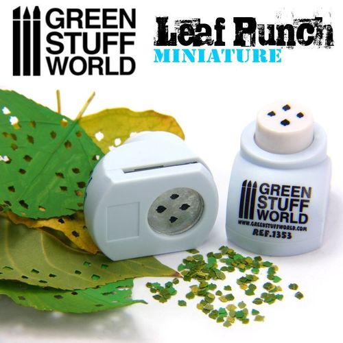 Miniature Leaf Punch Light Blue (Lime)