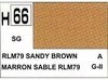 H-66 RLM79 Sandy Brown Semi-gloss 