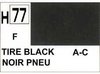 H-77 Tire Black Flat 