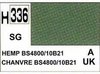 H-336 Hemp BS4800/10B21 Semi-gloss 