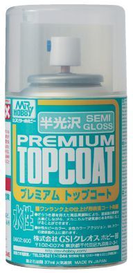 Mr.Premium Topcoat Semi-Gloss Spray (88 ml)