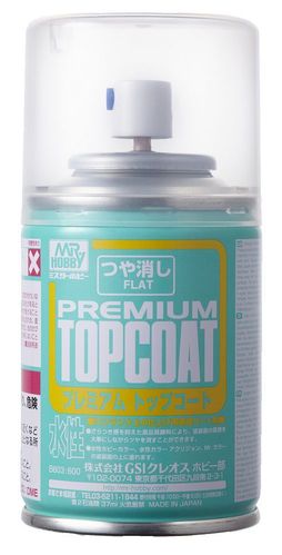 Mr.Premium Topcoat Flat Spray (88 ml)