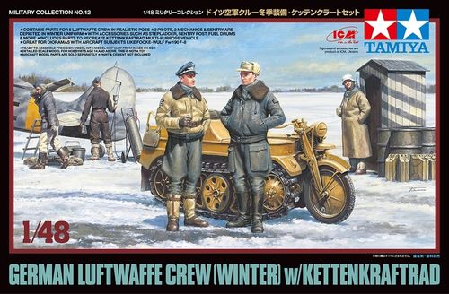 Luftwaffe Crew Winter + Kettenkratt  1/48