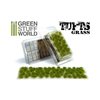 Tufts Grass Realistic Green  6mm self-adhesive