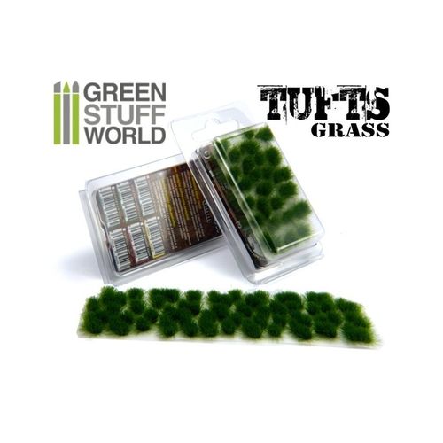 Tufts Grass Dark Green  6mm self-adhesive
