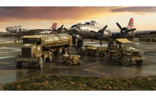 WWII USAAF 8th Air Force Bomber Resupply Set  1/72