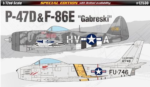 P-47D & F-86E "Gabreski"  1/72
