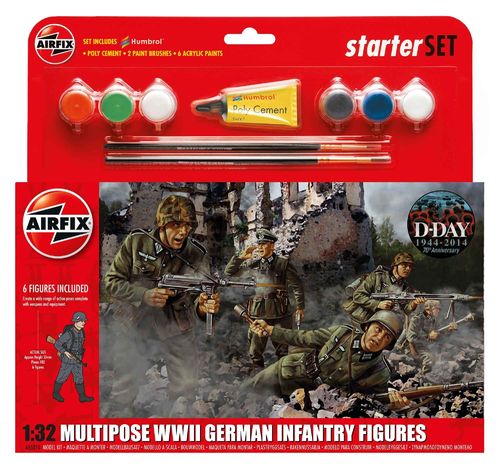 WWII German Infantry Multipose Starter Set 1/32