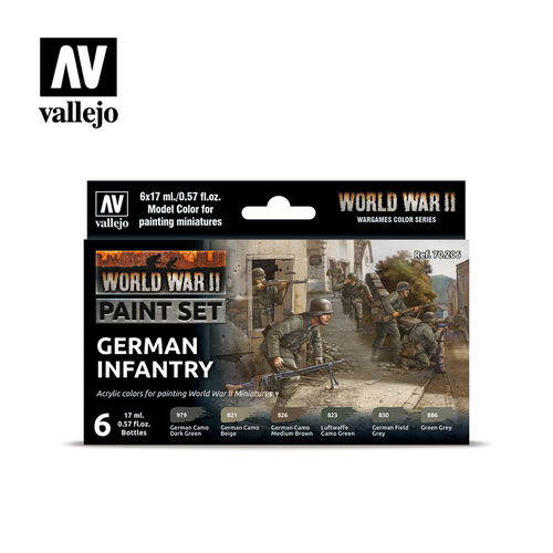 WWII German Infantry Paint set