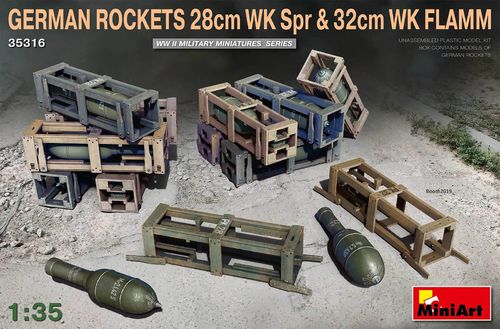 German Rockets 28cm WK Spr & 32cm WK FLAMM  1/35