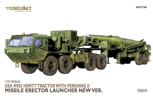 M983 Hemtt Tractor With Pershing II Missile Erector Launcher 1/72