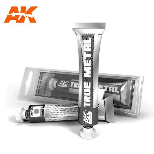 AK Interactive True Metal Wax : Aluminium