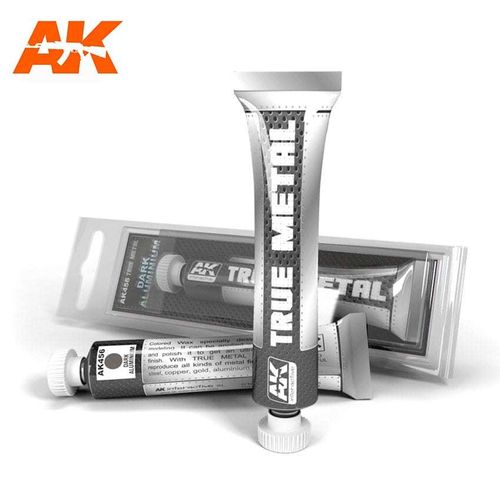 AK Interactive True Metal Wax : Dark Aluminium