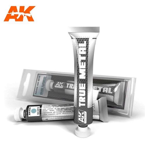 AK Interactive True Metal Wax : Silver