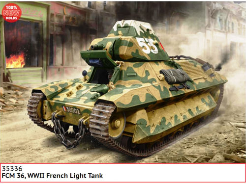 FCM 36, WWII French Light Tank 1/35