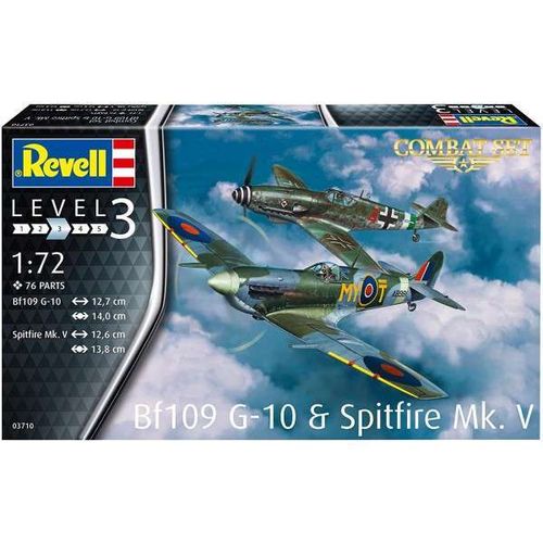 Combat Set Bf109G-10 & Spitfire 1/72