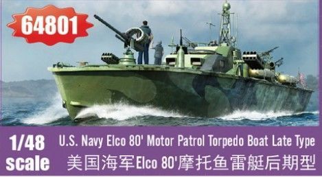 U.S. Navy Elco 80 Motor Patrol Torpedo Boat Late Type  1/48