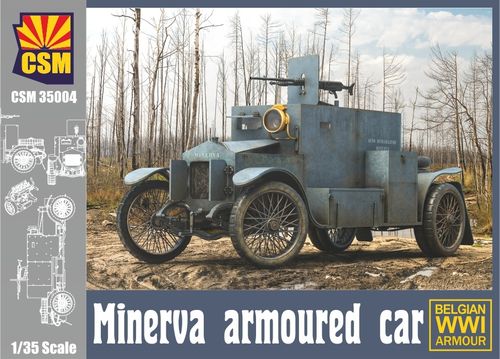 Minerva Armoured car with Belgian version 1/35