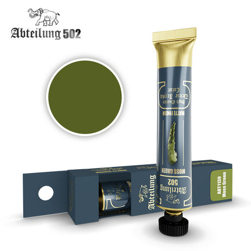 High Quality Dense Acrylic Color: Moss Green