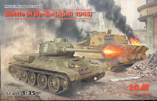 Battle of Berlin (April 1945) (T-34-85, King Tiger) in 1:35