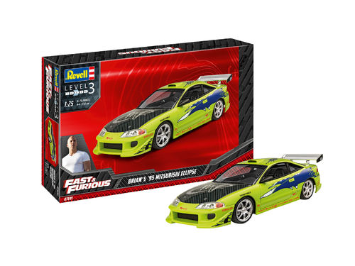 The Fast And The Furious 1995 Brian's Mitsubishi Eclipse 1/25